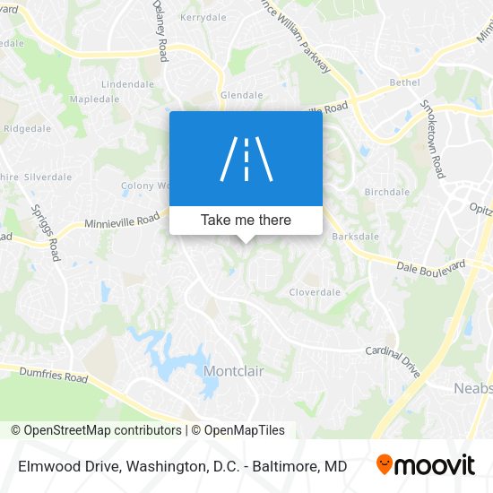 Elmwood Drive map