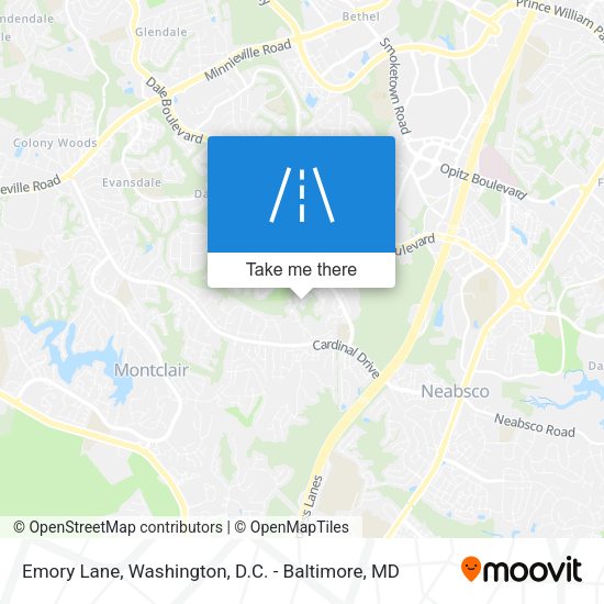 Mapa de Emory Lane