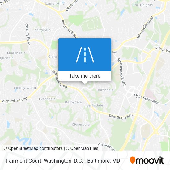 Fairmont Court map