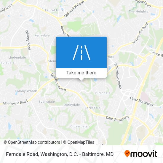 Mapa de Ferndale Road