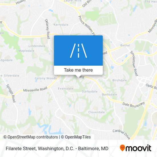 Filarete Street map