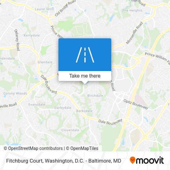 Mapa de Fitchburg Court
