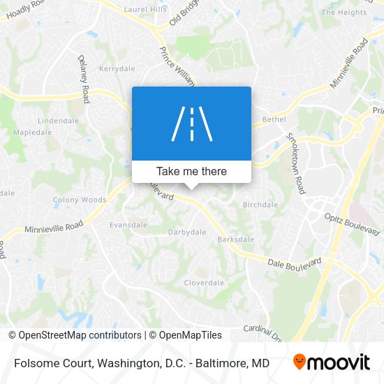 Folsome Court map