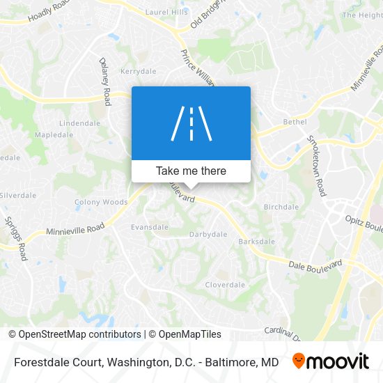 Mapa de Forestdale Court