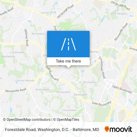Mapa de Forestdale Road