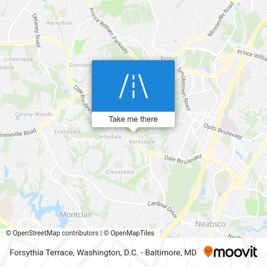 Mapa de Forsythia Terrace