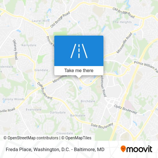 Freda Place map