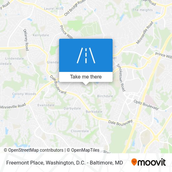 Freemont Place map