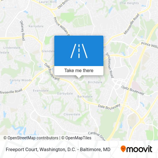 Freeport Court map