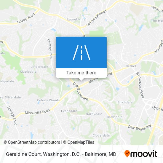 Geraldine Court map