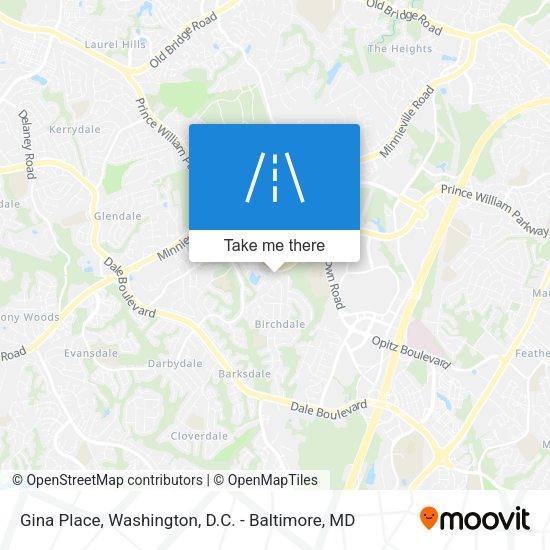 Gina Place map