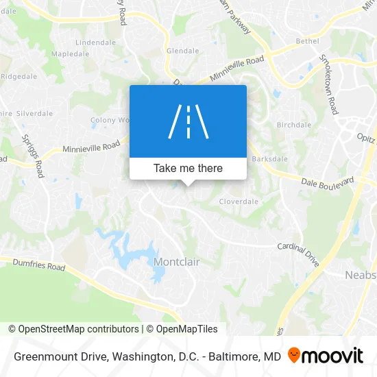 Greenmount Drive map