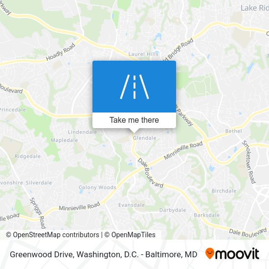 Greenwood Drive map