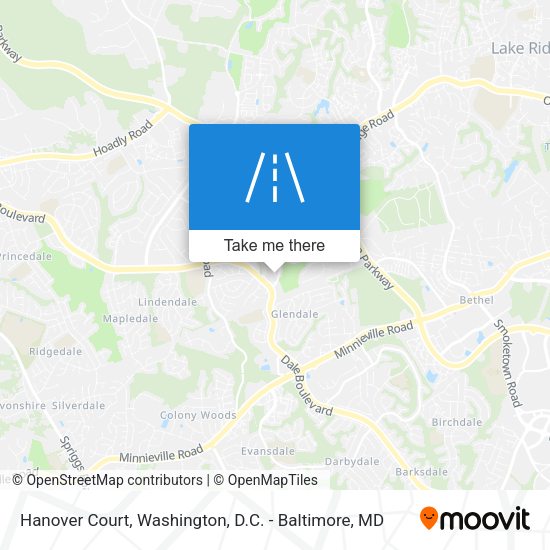 Hanover Court map