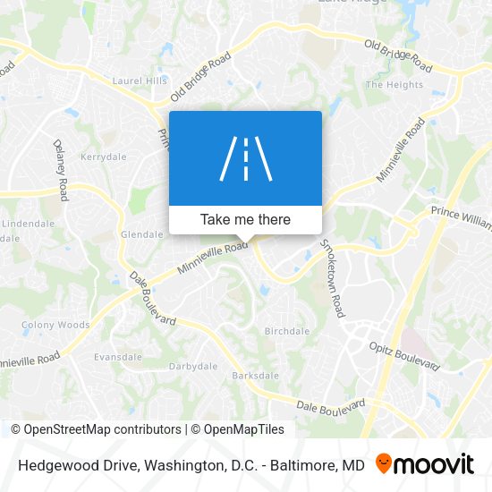 Hedgewood Drive map