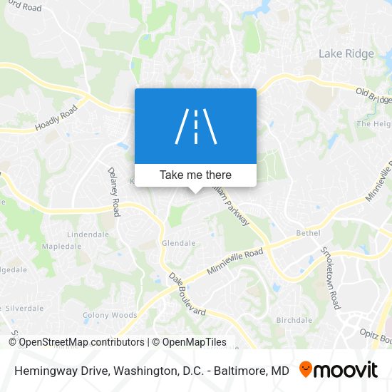 Hemingway Drive map