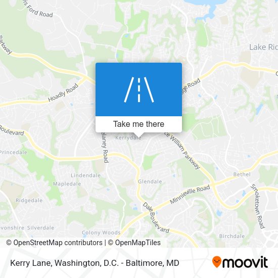 Mapa de Kerry Lane