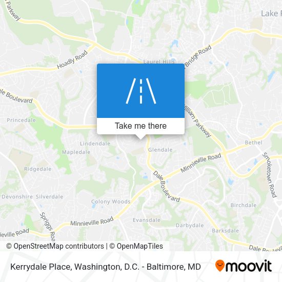 Kerrydale Place map