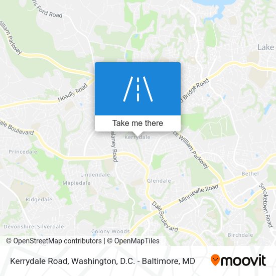 Mapa de Kerrydale Road