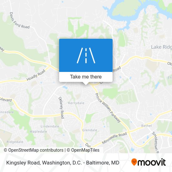 Mapa de Kingsley Road