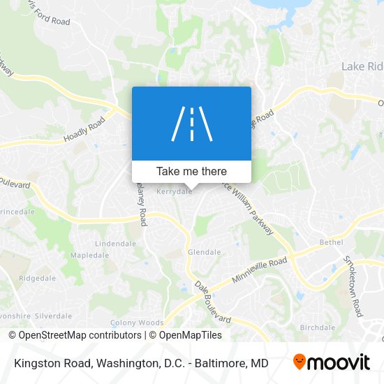 Mapa de Kingston Road