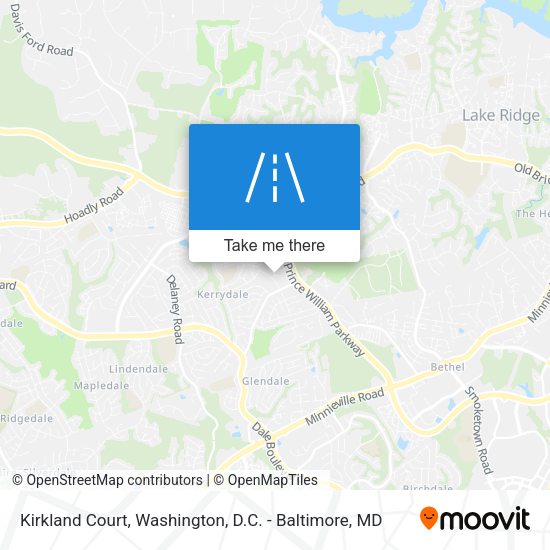 Kirkland Court map