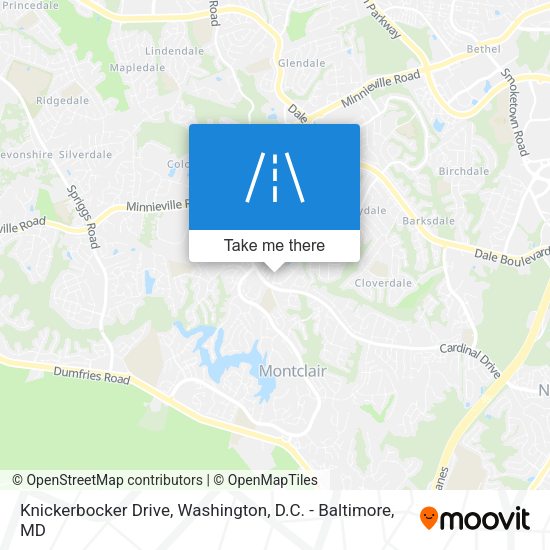 Mapa de Knickerbocker Drive
