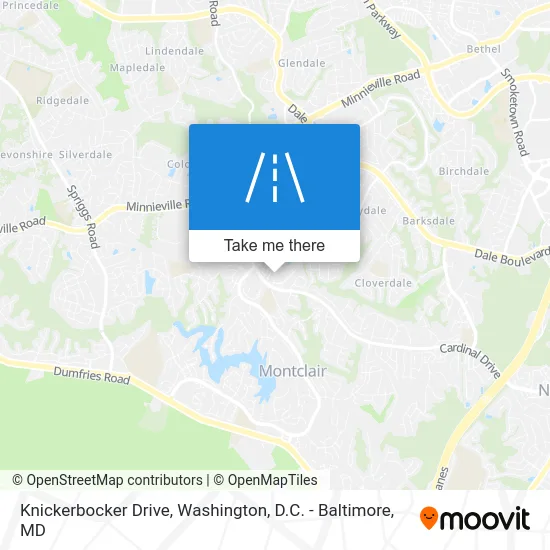 Knickerbocker Drive map