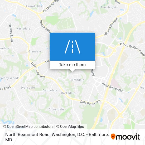 Mapa de North Beaumont Road