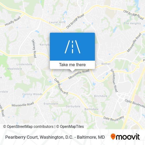 Pearlberry Court map