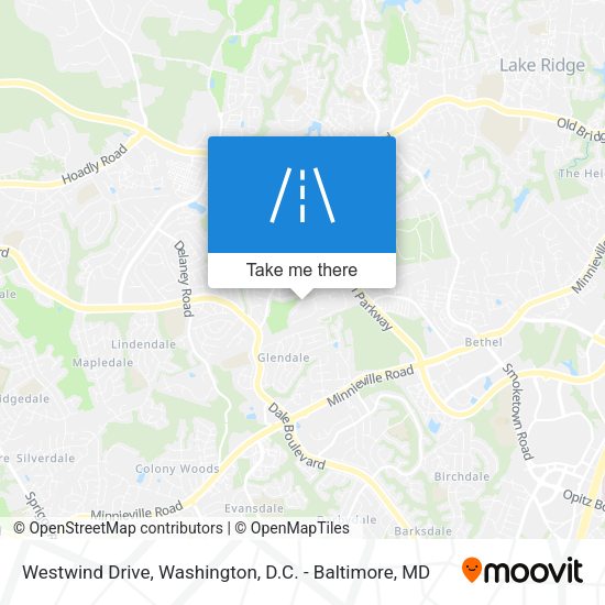 Westwind Drive map