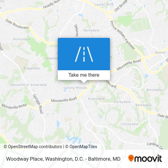Mapa de Woodway Place