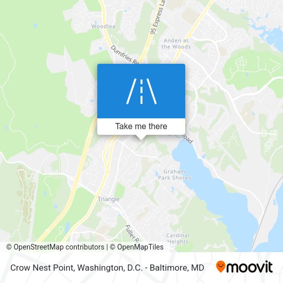 Mapa de Crow Nest Point