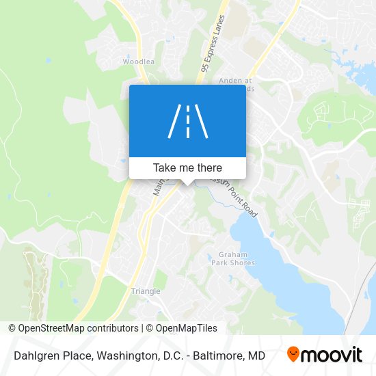 Dahlgren Place map
