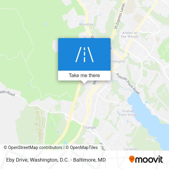 Eby Drive map