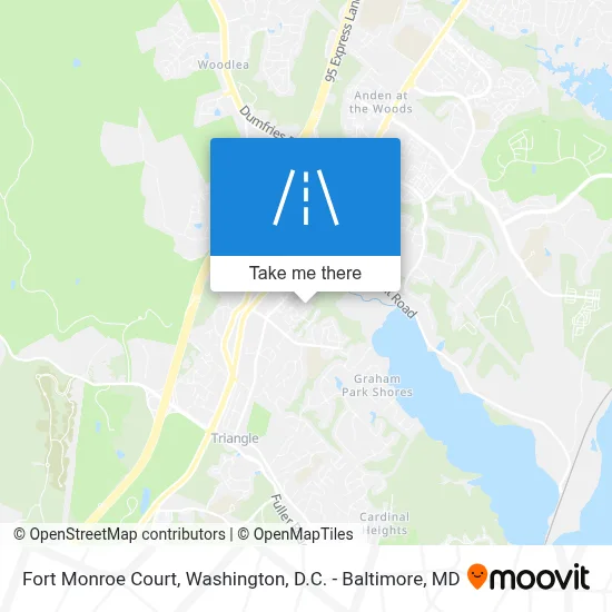 Fort Monroe Court map
