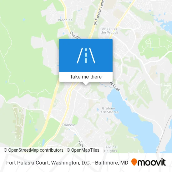 Fort Pulaski Court map