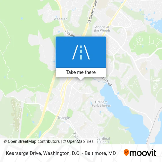 Kearsarge Drive map