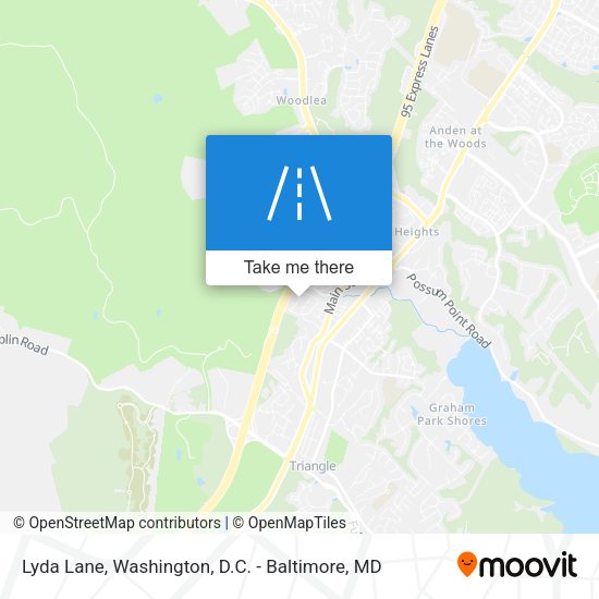 Lyda Lane map