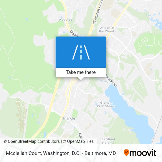 Mapa de Mcclellan Court