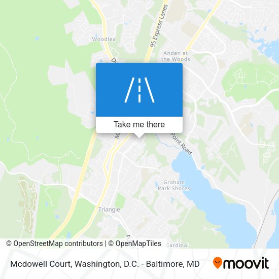 Mcdowell Court map