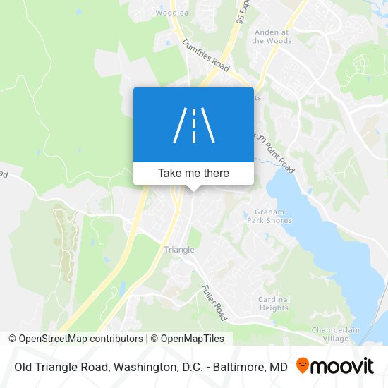 Mapa de Old Triangle Road