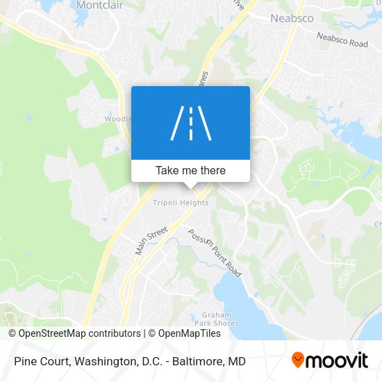Pine Court map