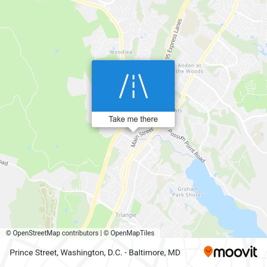 Prince Street map