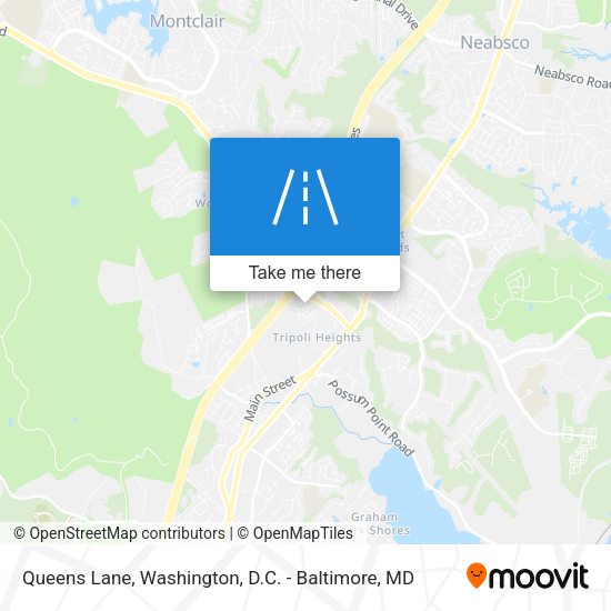 Queens Lane map
