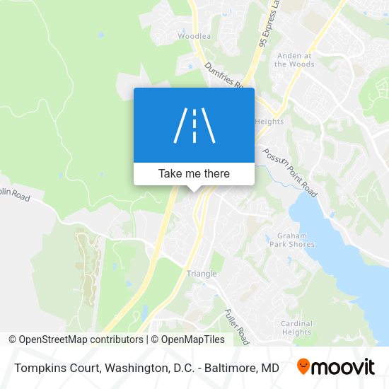 Tompkins Court map