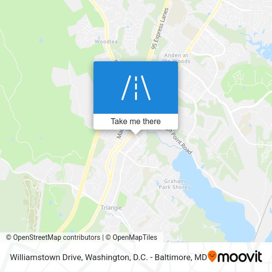 Mapa de Williamstown Drive