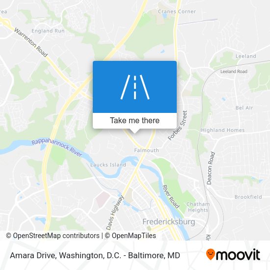 Amara Drive map