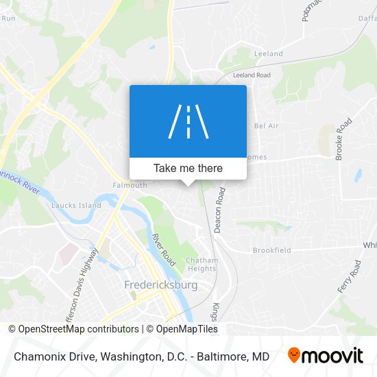 Chamonix Drive map