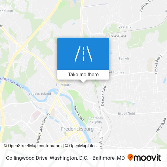 Mapa de Collingwood Drive